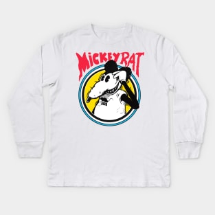 Vintage Mickey Rat Kids Long Sleeve T-Shirt